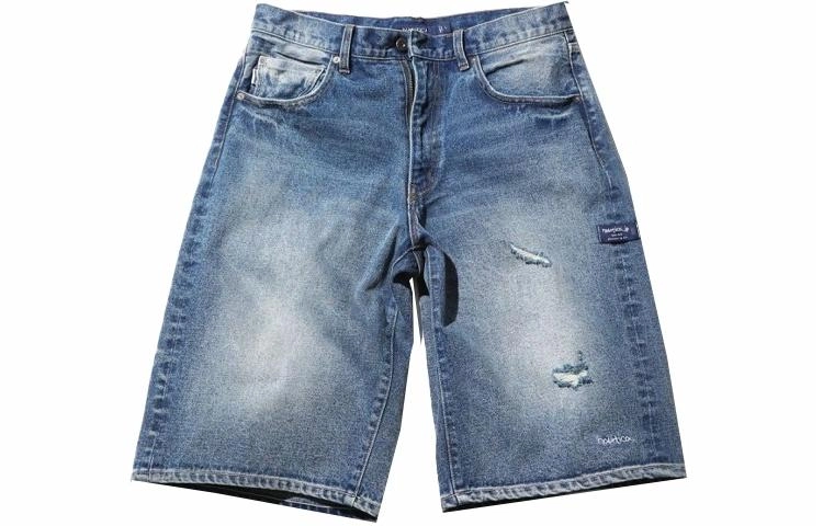 NAUTICA JAPAN SS22 Bleach Washed 5 Pocket Denim Shorts