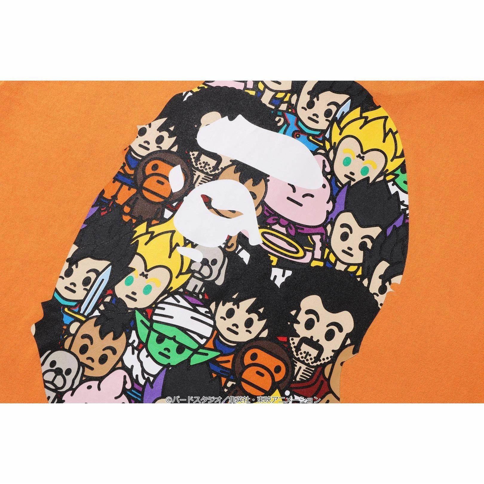 A BATHING APE x DRAGON Ball Z Ape Head Tee T