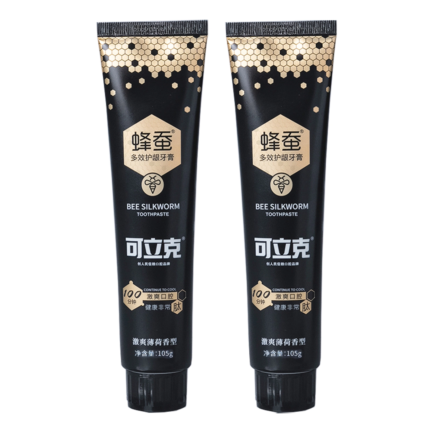 可立克 多效护龈蜂蚕牙膏 清洁清新口气去牙渍