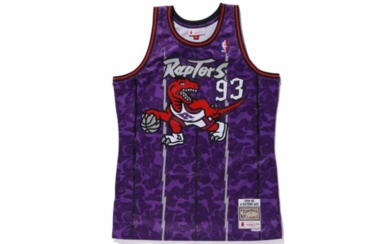 A BATHING APE Bape Raptors Camo Basketball Tanktop 98-99 93