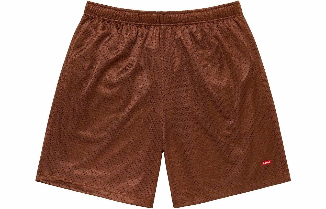 Supreme SS23 Week14 SMALL BOX BAGGY MESH SHORT logo