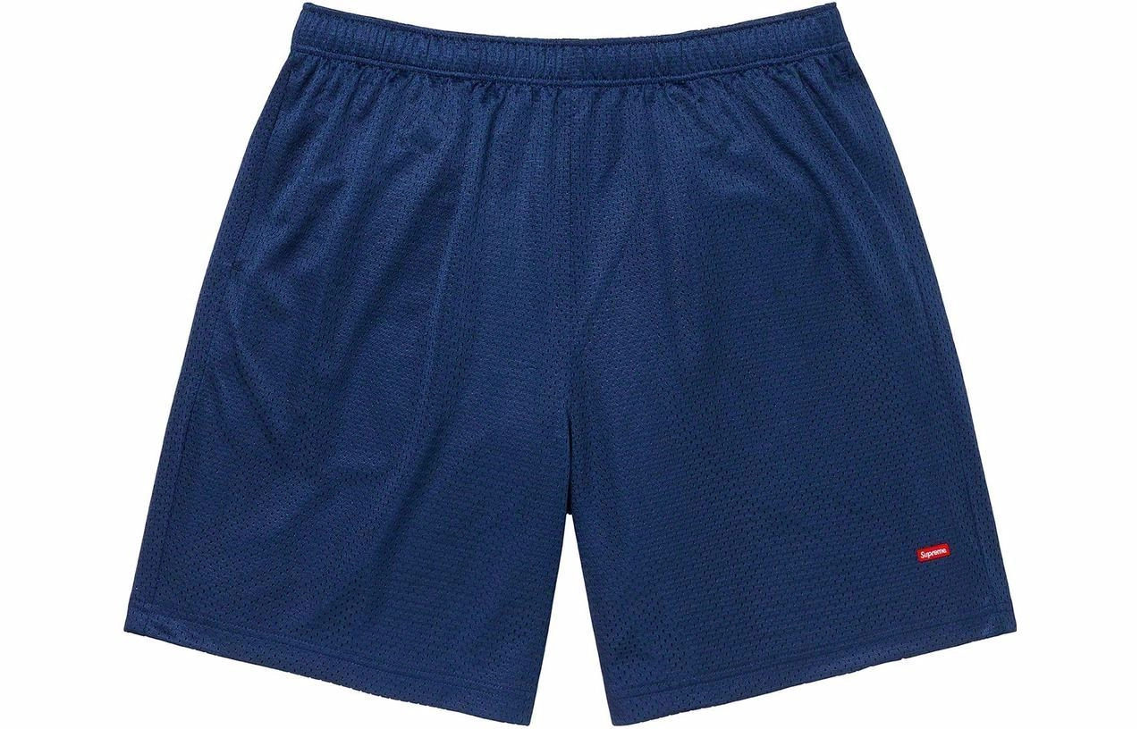 Supreme SS23 Week14 SMALL BOX BAGGY MESH SHORT logo