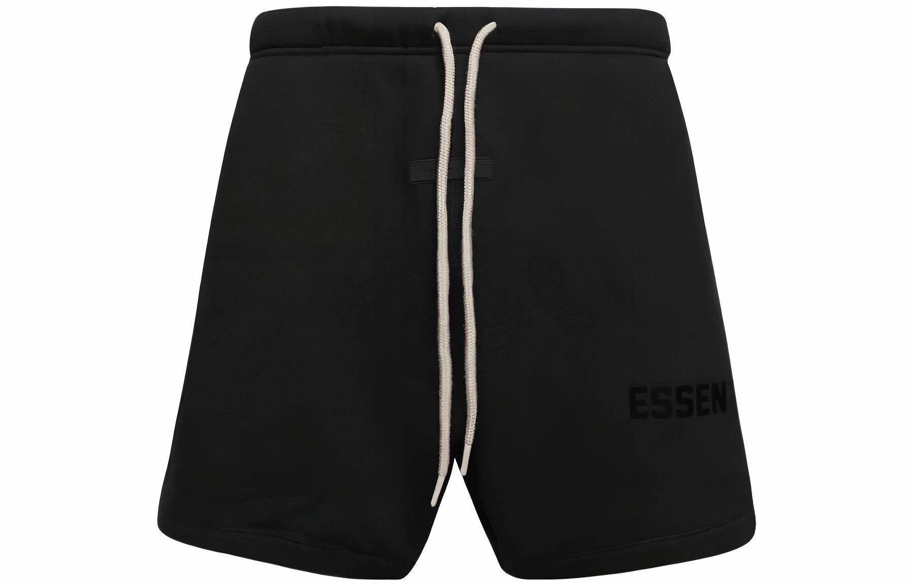 23Fear of God Essentials SS23 Sweatshort Essentials Cor Jet Black
