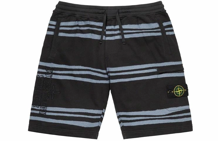 Supreme FW20 Week 13 x Stone Island FW20 Warp Stripe Sweatshort