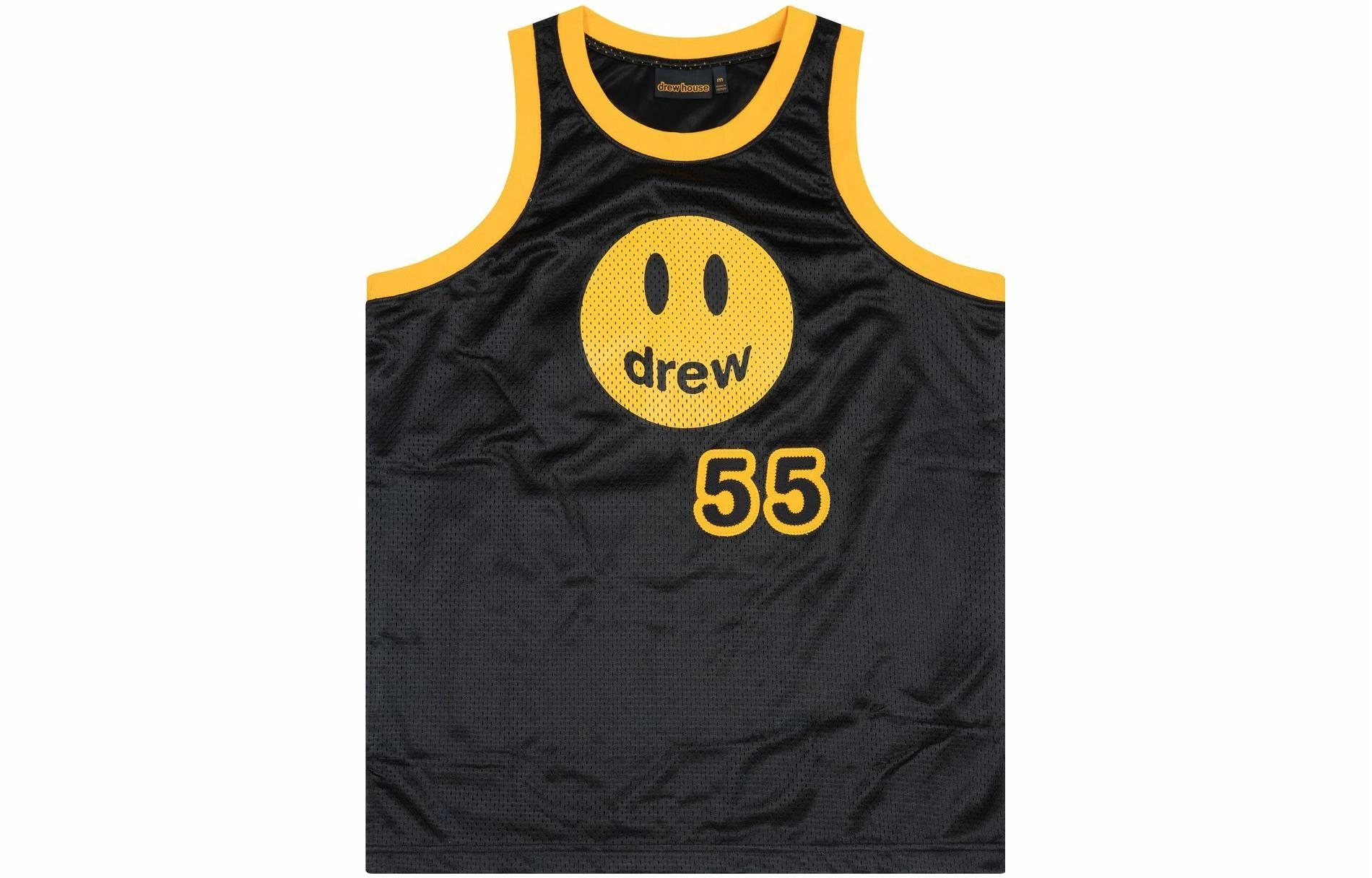 Drew House SS22 Mesh-mascot-basketball-jersey-black