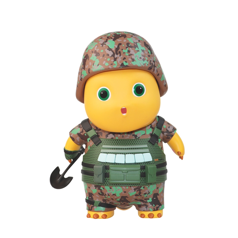 摩卡丘 奶龙 桌面公仔 迷彩兵人 呆萌造型 可爱 玩具