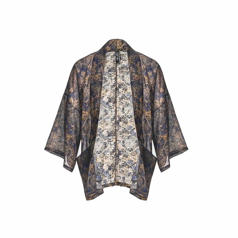 三省六部 敦煌·壹超薄新中式复古道袍汉服 男女同款 图片色