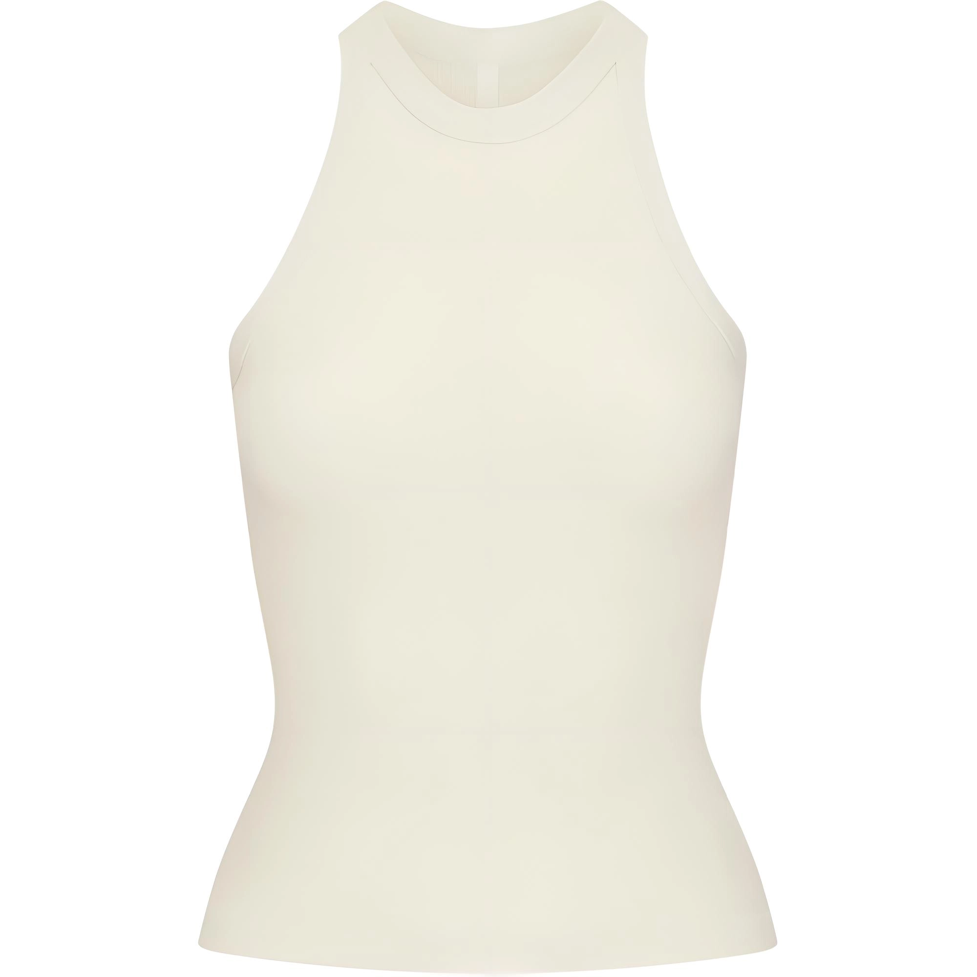 SKIMS SOFT LOUNGE HIGH NECK TANK BONE