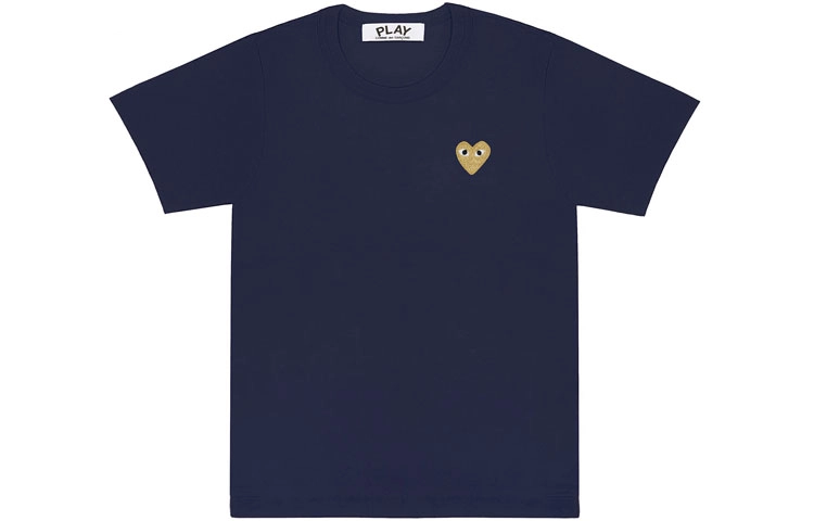 CDG Play Comme Des Garcons Gold Heart T