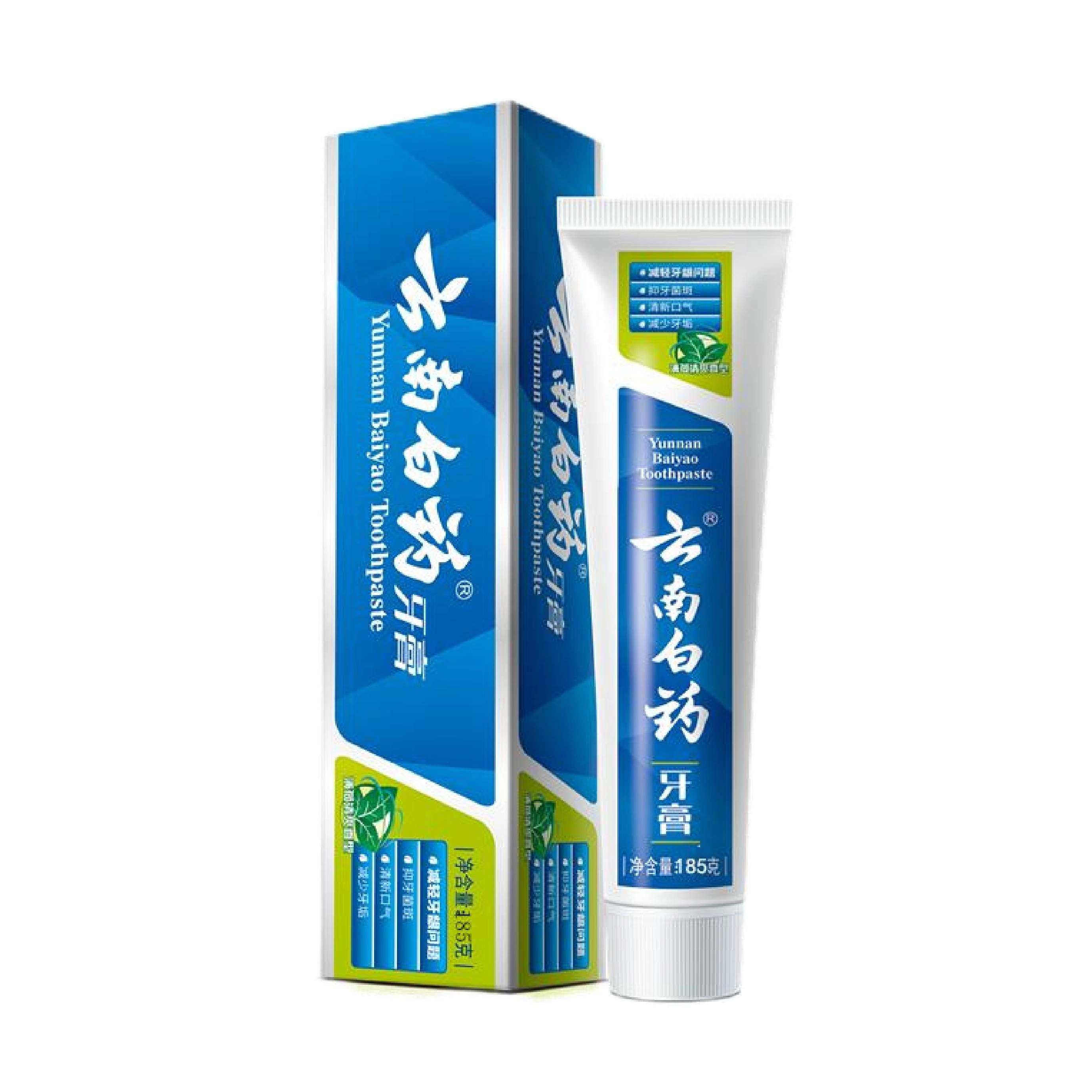 云南白药 薄荷牙膏 清新口气牙周护理