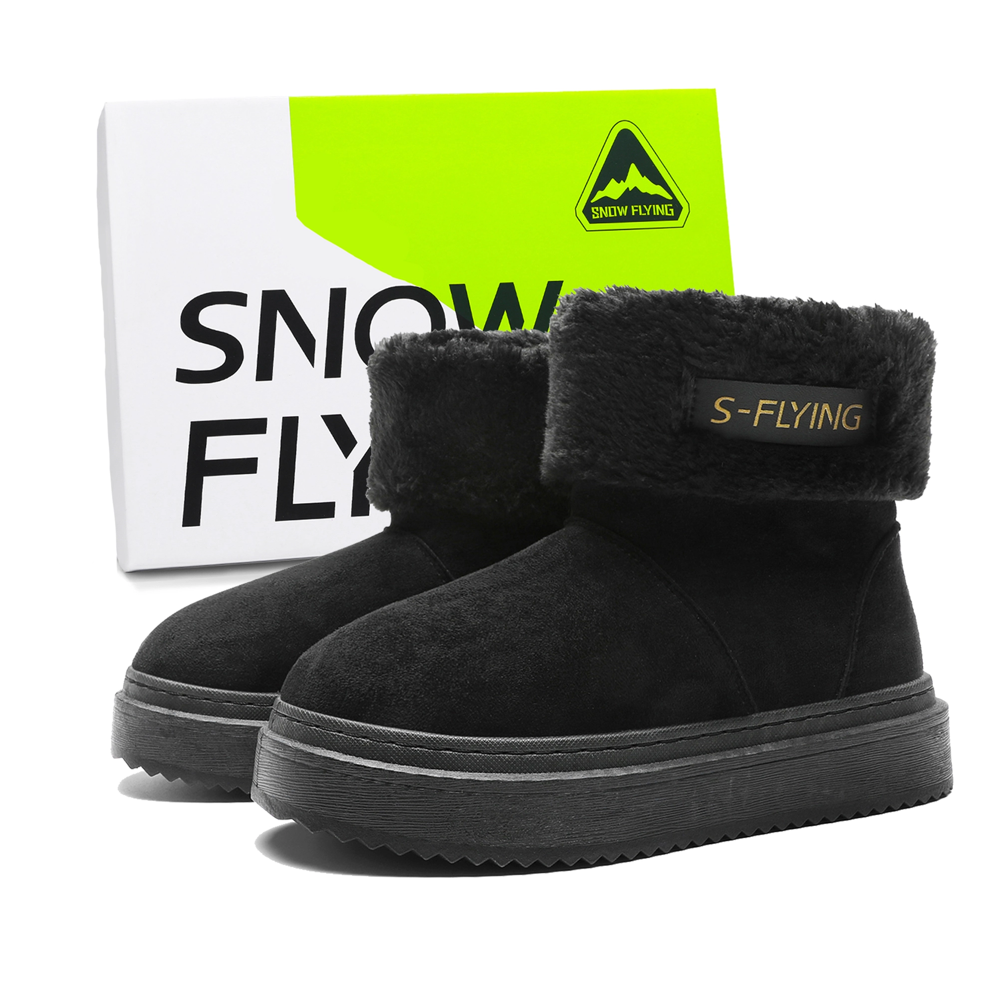 SNOW FLYING