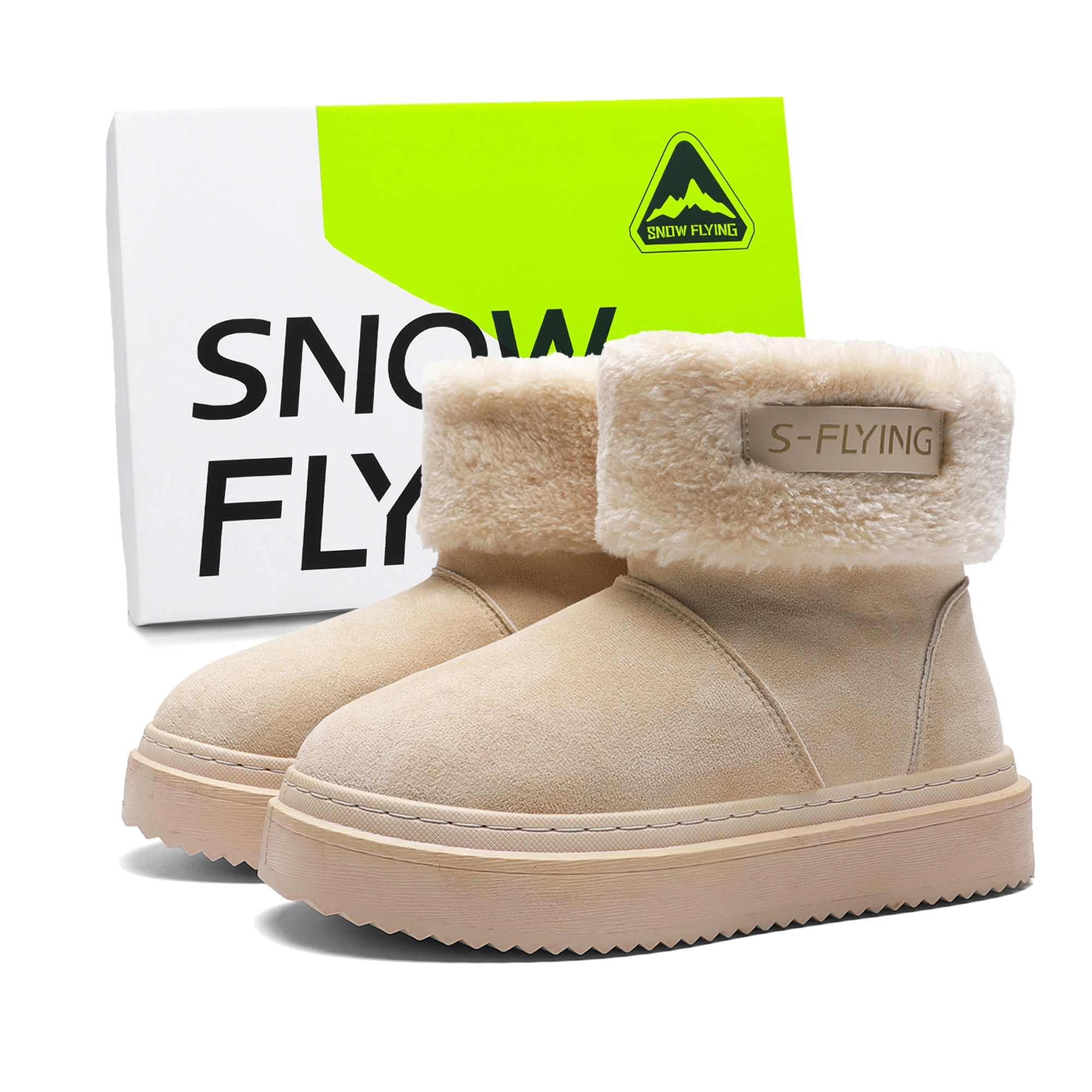 SNOW FLYING