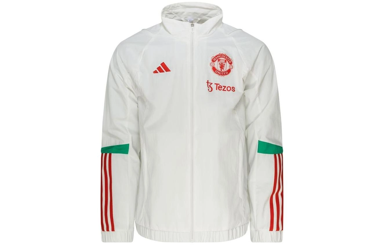 adidas MANCHESTER UNITED TIRO 23 PRESENTATION JACKET logo