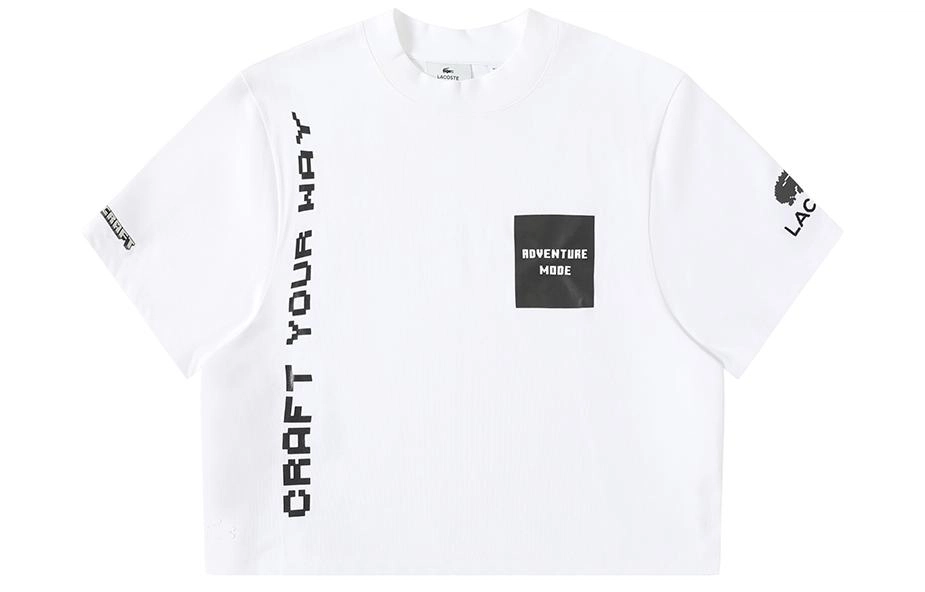 LACOSTE x minecraft SS22 logoT