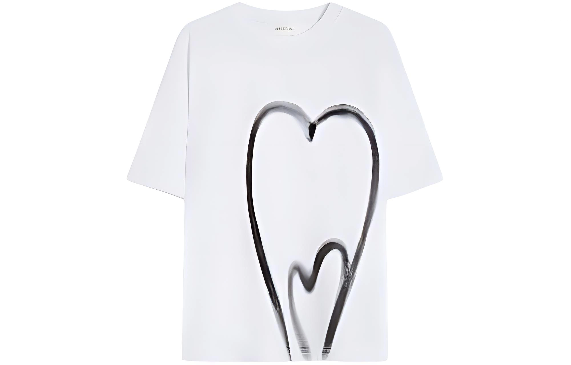 SportMax Luis Heart Print-Adorned Jersey T-Shirt T