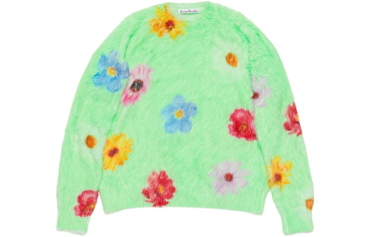Acne Studios Printed Fluffy Jumper