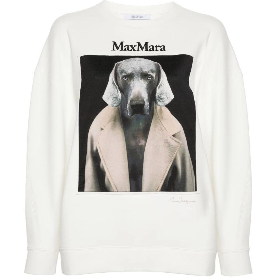 MaxMara x William Wegman Bacco Logo