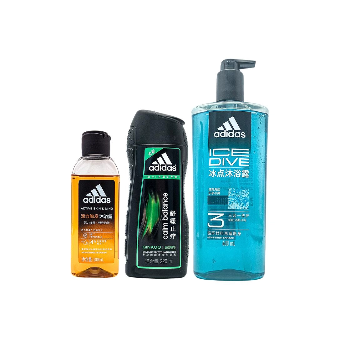 adidas 100ml+220ml+250ml600ml