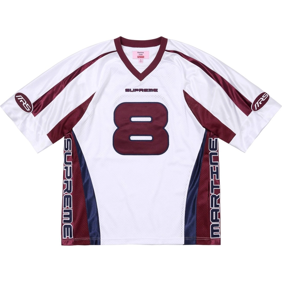 Supreme x Martine rose FW24 WEEK4 Football Jersey logo