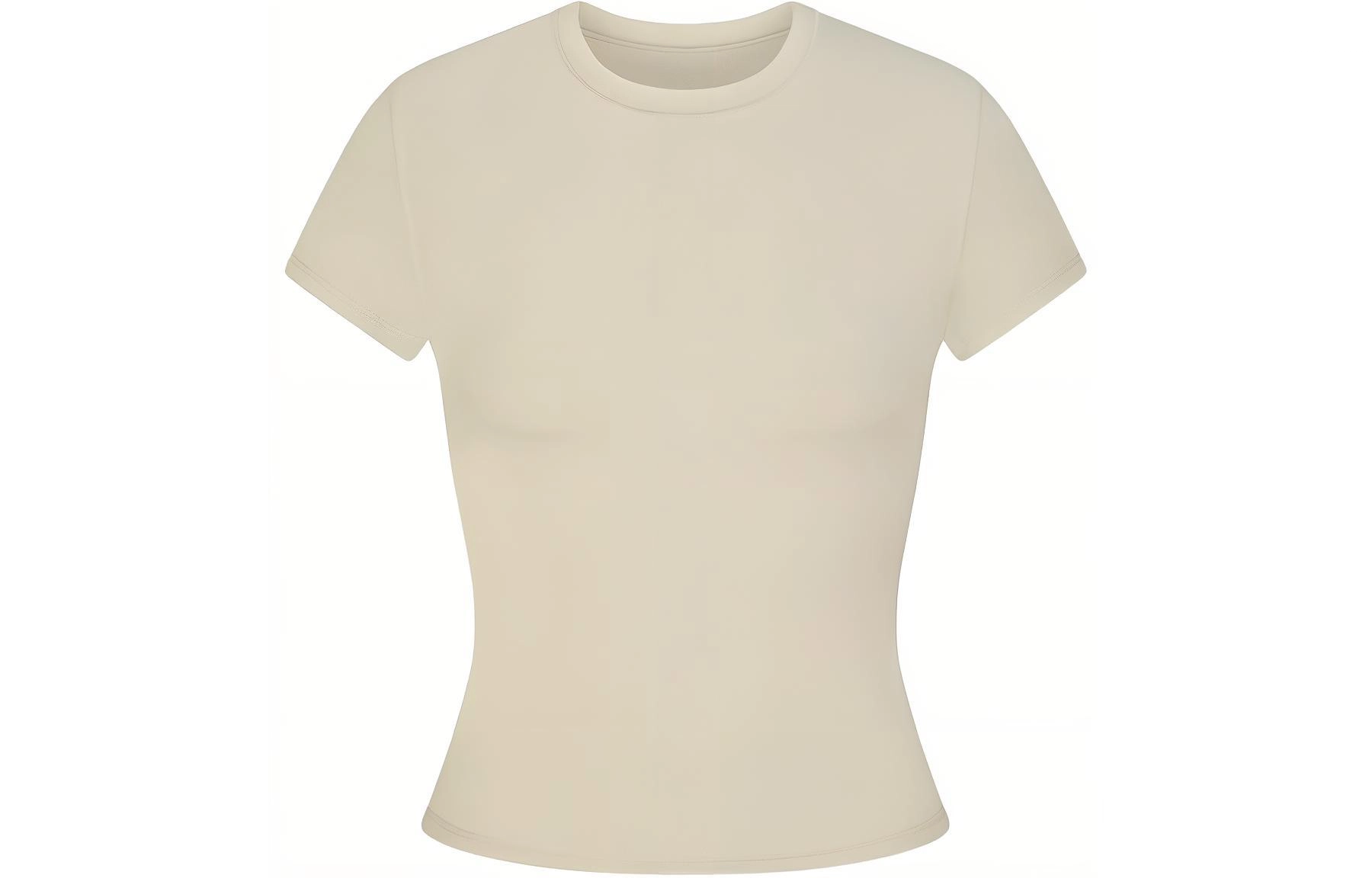 SKIMS FITS EVERYBODY T-SHIRT T TALC