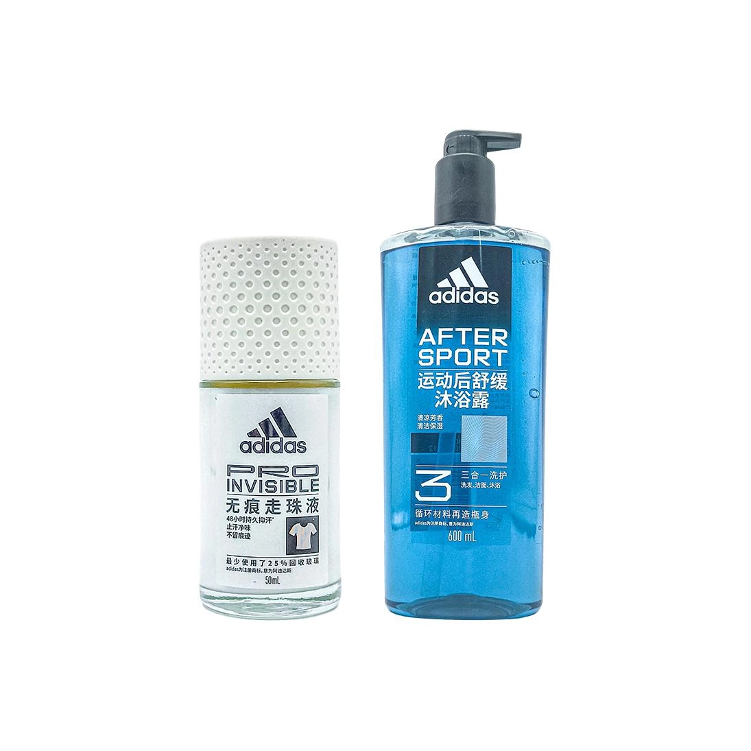 adidas 50ml+250ml600ml
