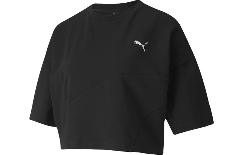 PUMA Evide Form Stripe Crop Tee T