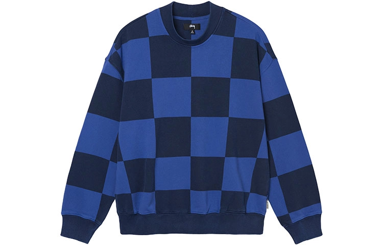 Stussy FW21 Blur Checker Fleece Mock Neck