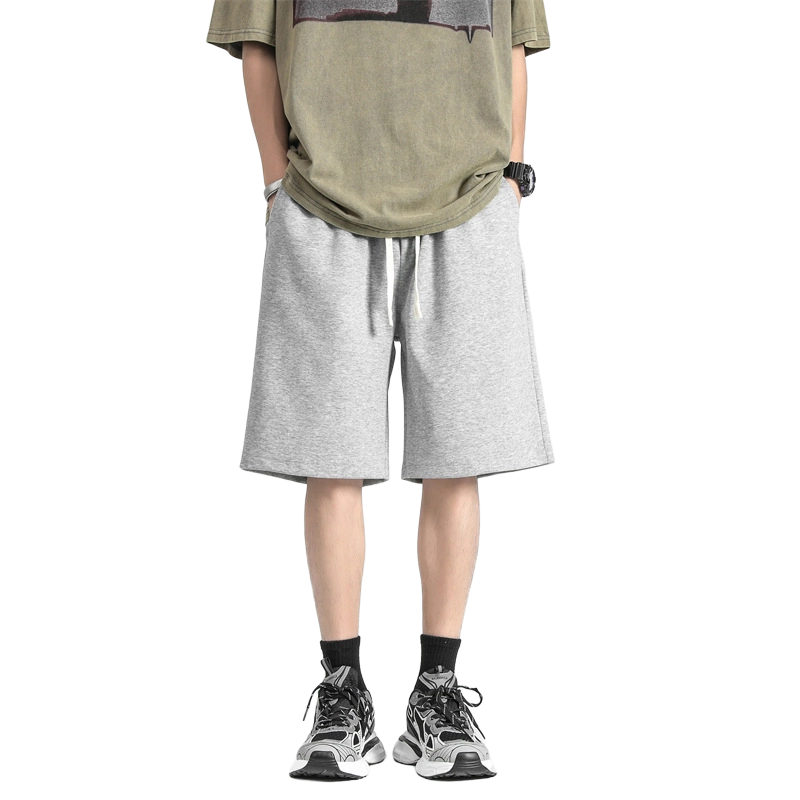 北极绒 简约时尚舒适潮流纯色百搭休闲短裤 男款