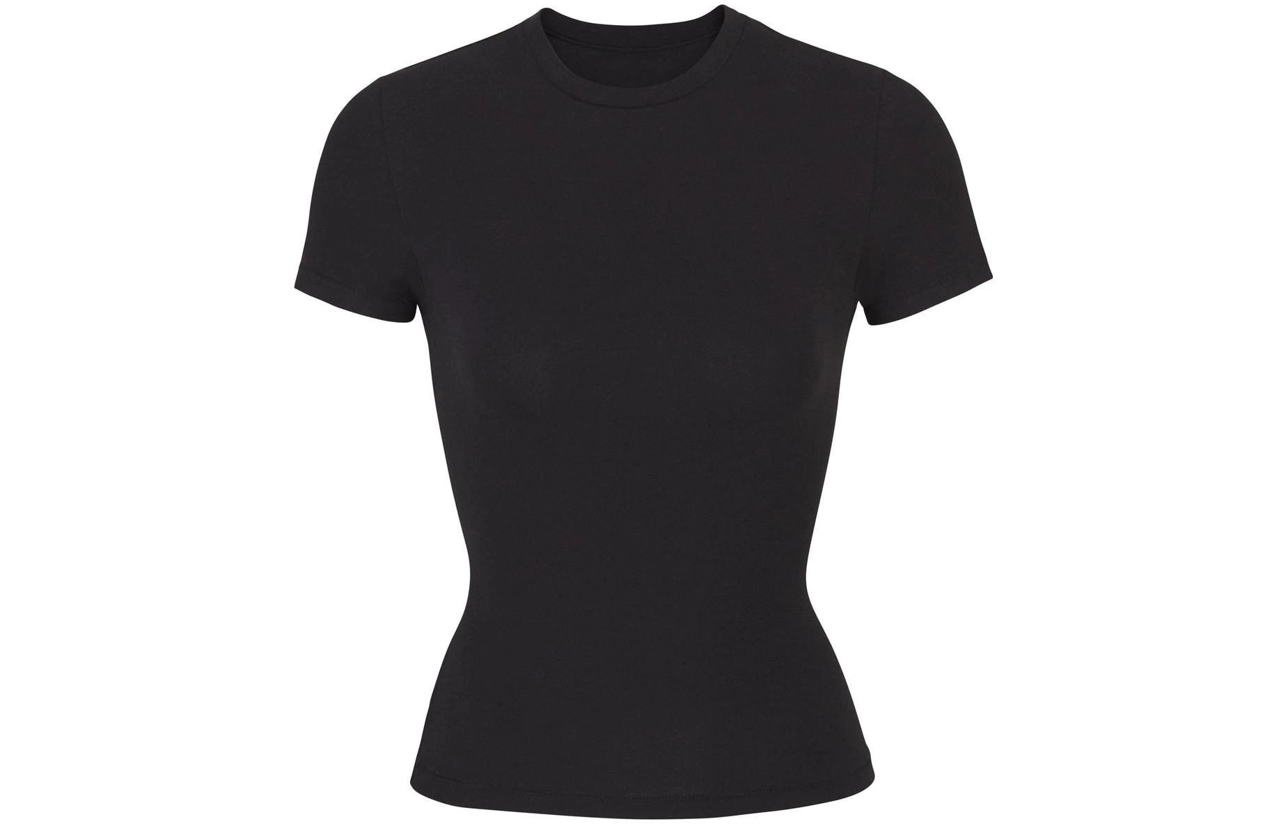 SKIMS COTTON JERSEY T-SHIRT T SOOT