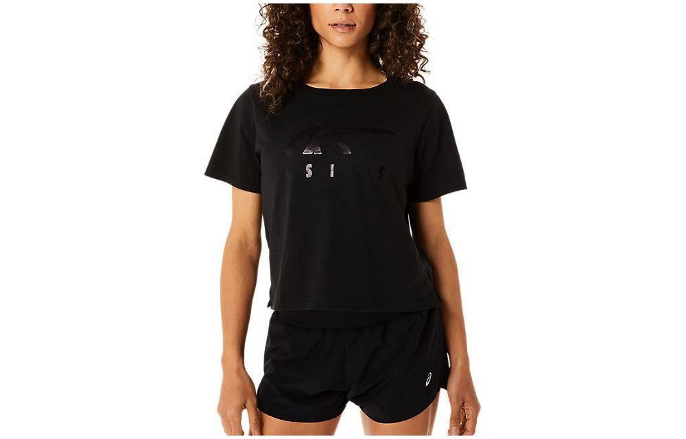 Asics Stripes Short Sleeve Boxy Tee T