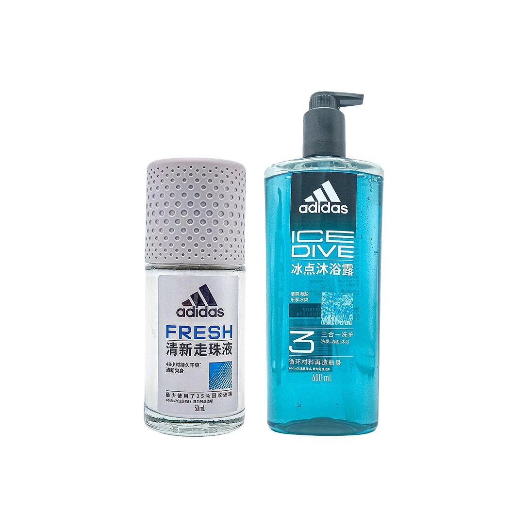 adidas 50ml+250ml600ml