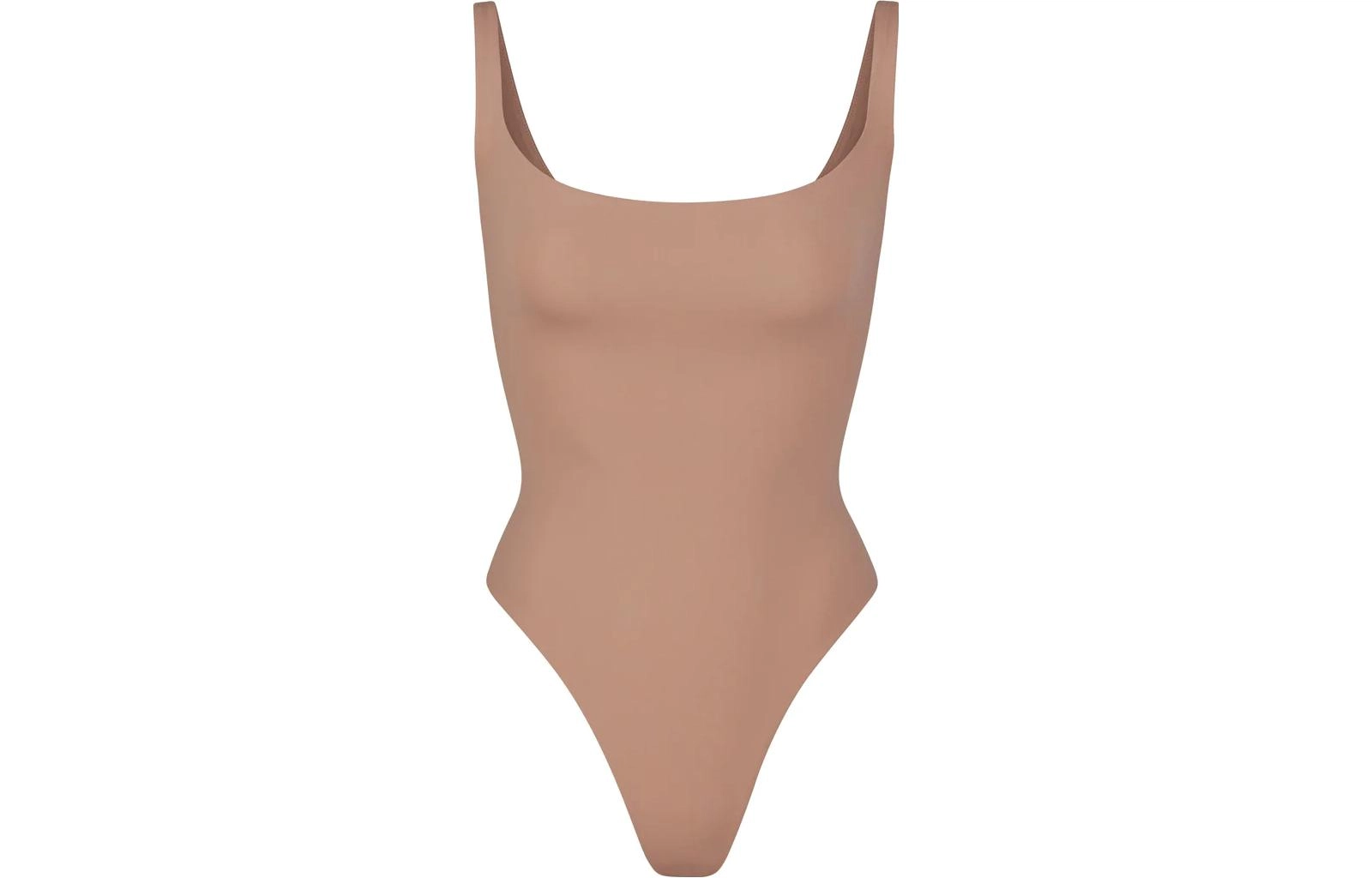 SKIMS FITS EVERYBODY SQUARE NECK BODYSUIT SIENNA