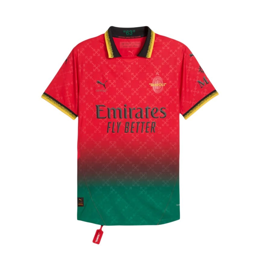 PUMA x AC MILAN x OFF-WHITE DRYCELLULTRAWEAVE logo