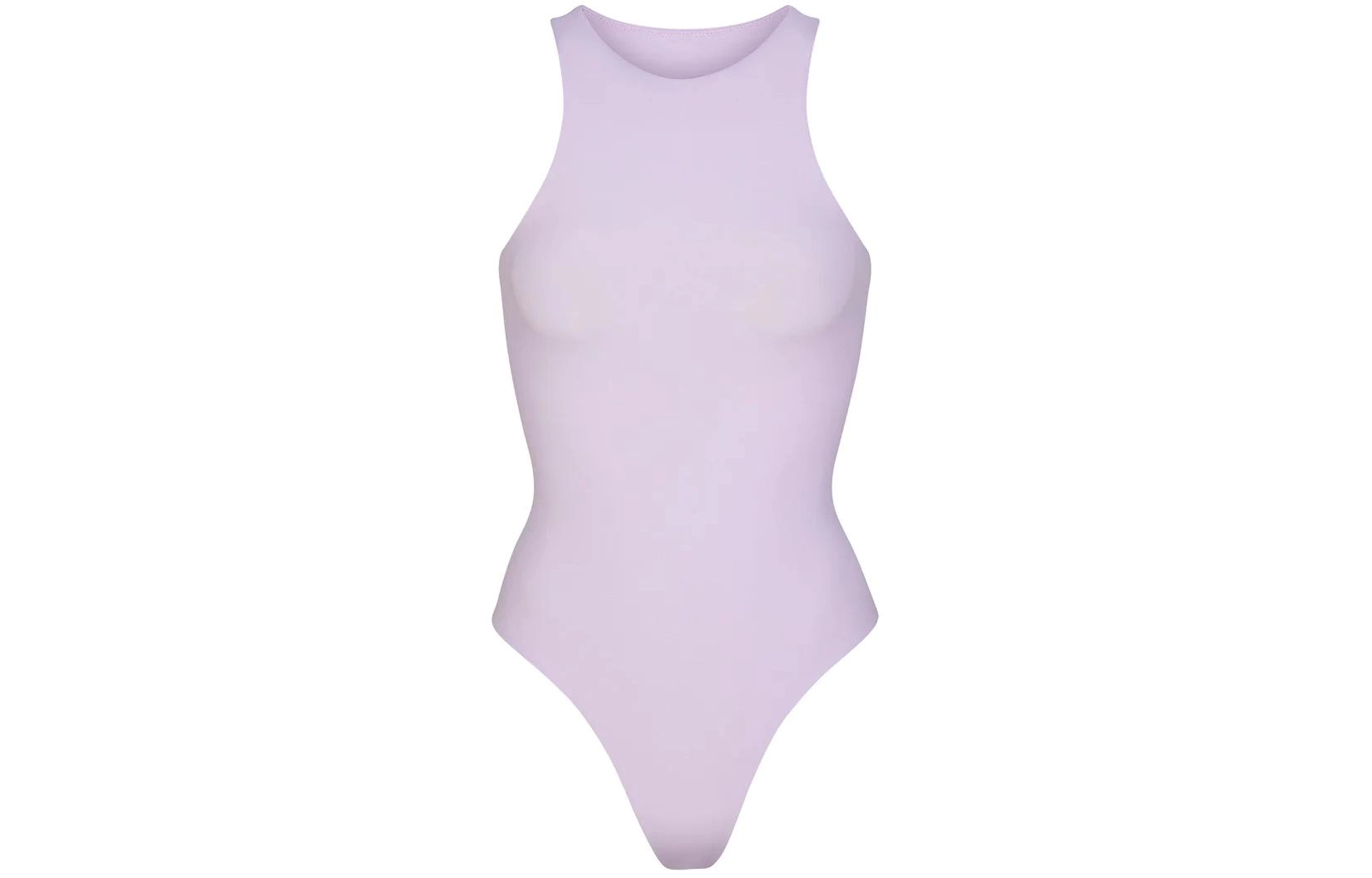 SKIMS FITS EVERYBODY HIGH NECK BODYSUIT LILY