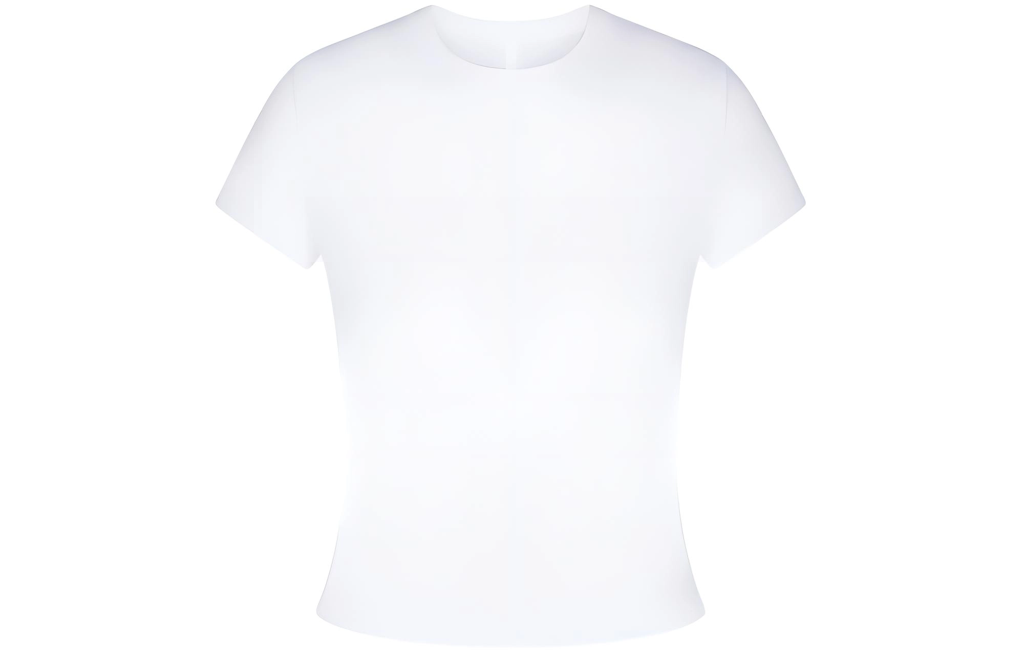 SKIMS WORN IN JERSEY T-SHIRT T SNOW