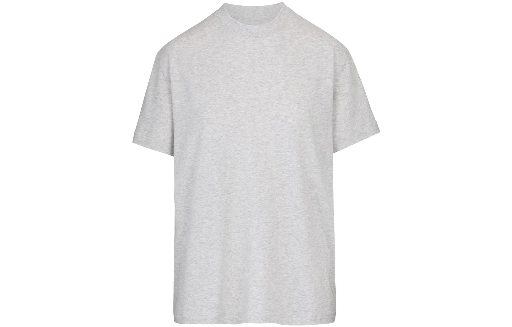 SKIMS BOYFRIEND T-SHIRT T LIGHT HEATHER GREY