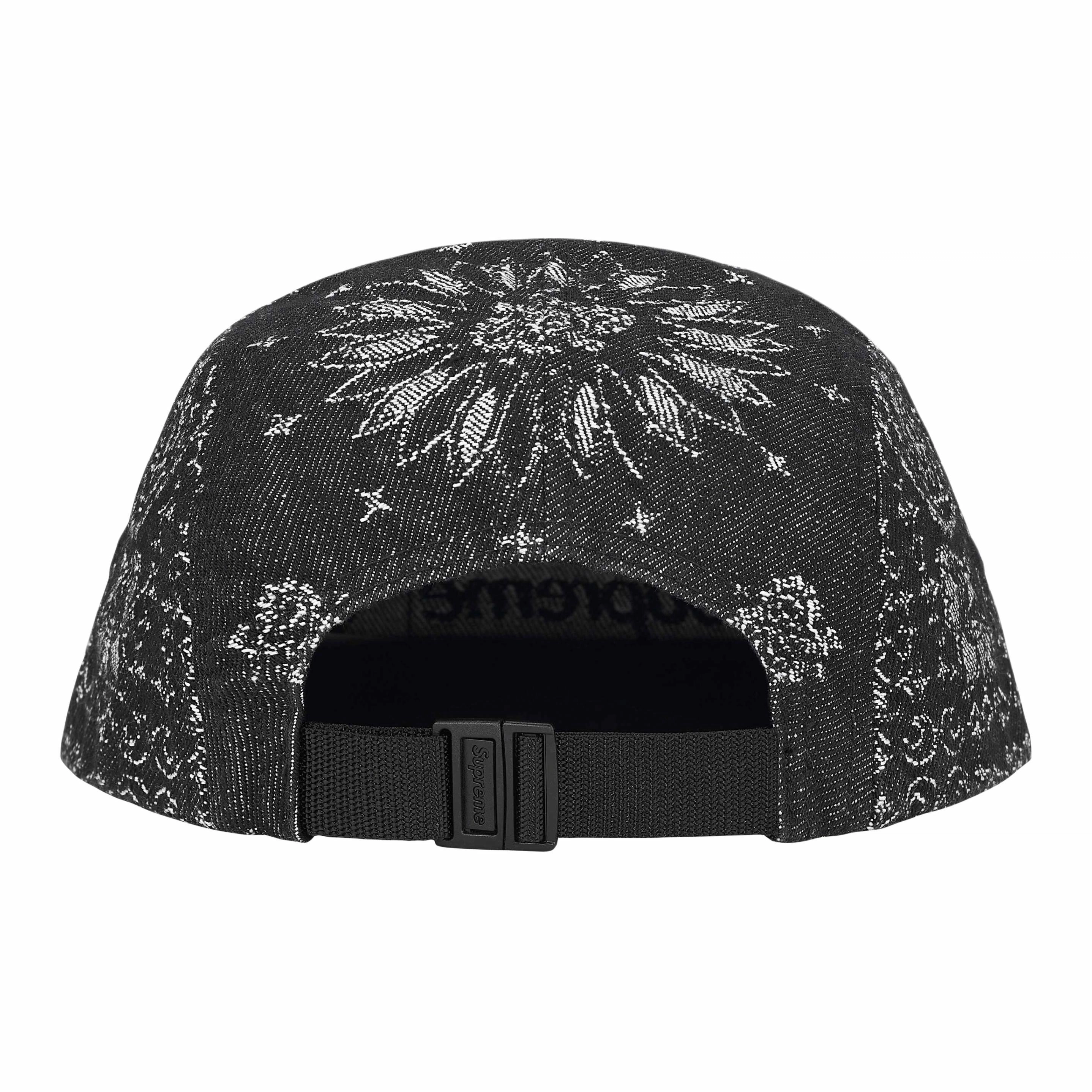 Supreme Bandana Jacquard Denim Camp Cap -