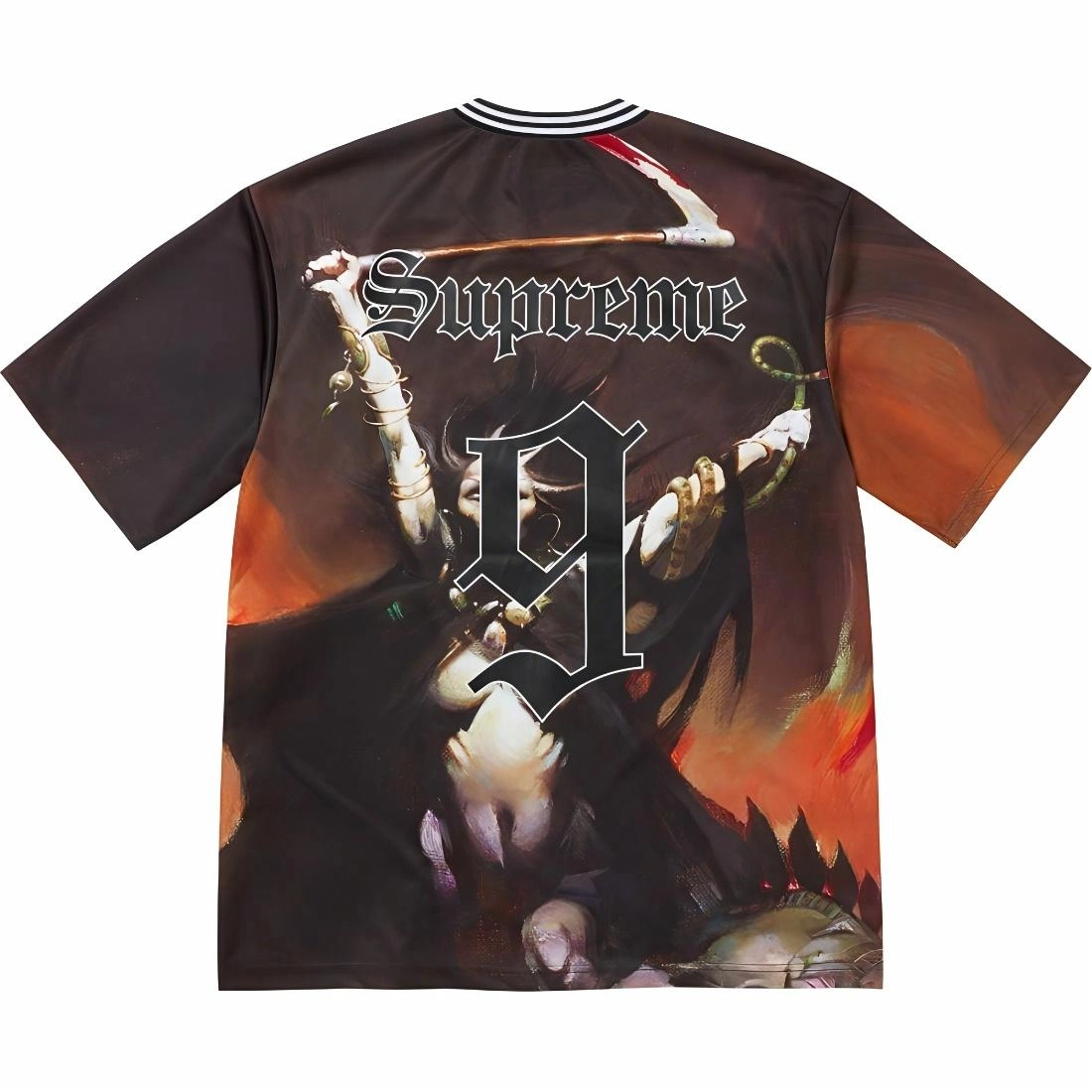 Supreme x Frank Frazetta FW24 WEEK15 Soccer Jersey