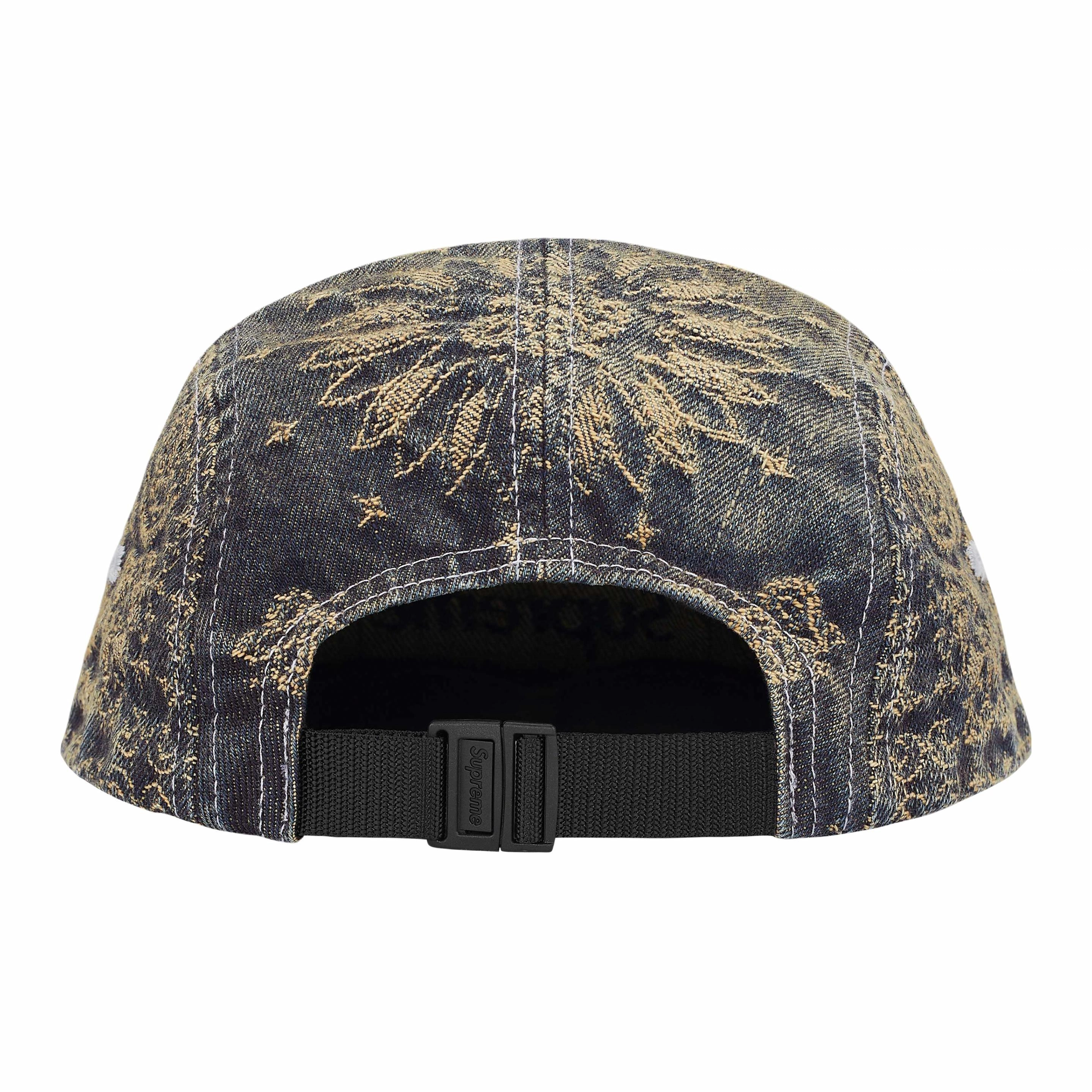 Supreme Bandana Jacquard Denim Camp Cap -