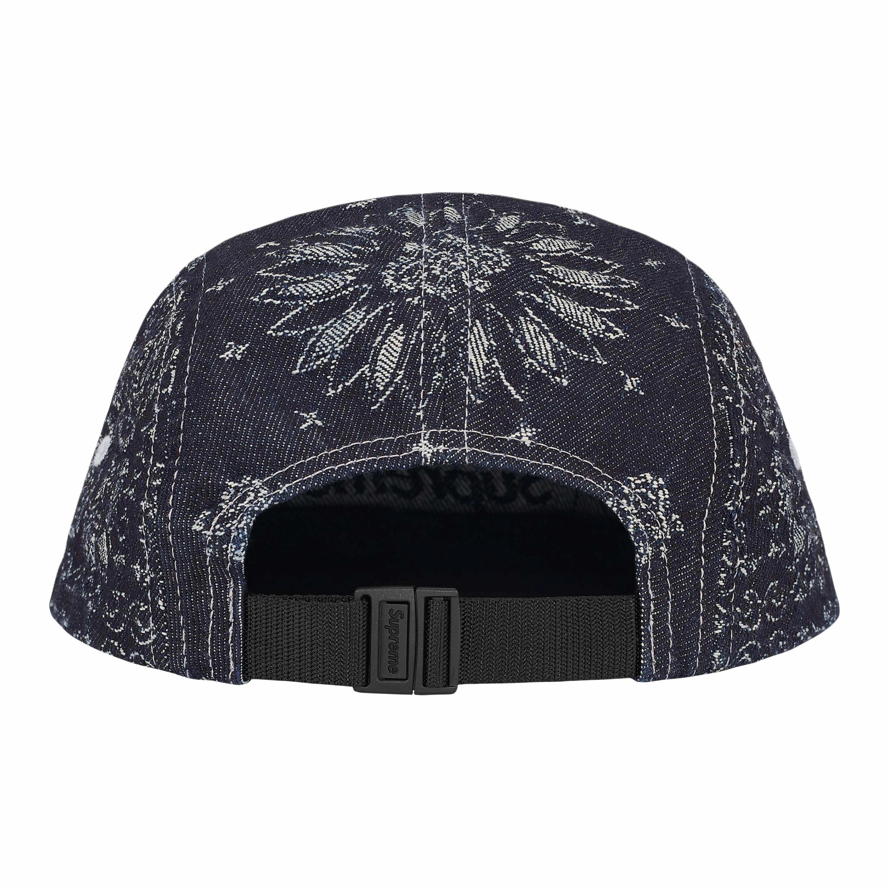 Supreme Bandana Jacquard Denim Camp Cap -