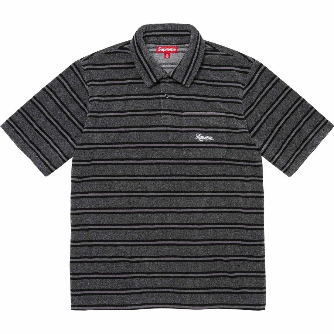 Supreme SS24 WEEK14 STRIPE TERRY SS POLO Polo