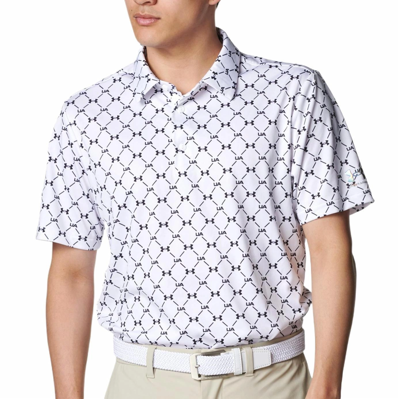 Under Armour ArmorDry Micro Monogram Polo
