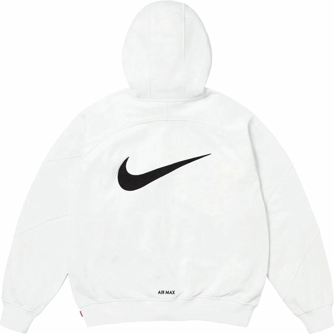Supreme x Nike SS25 WEEK4 Zip Up Hooded Sweatshirt logo