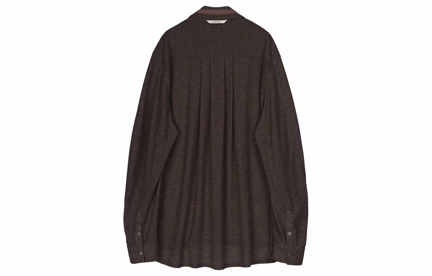 SIMPLE PROJECT *Sennit Collar Knit Shirt