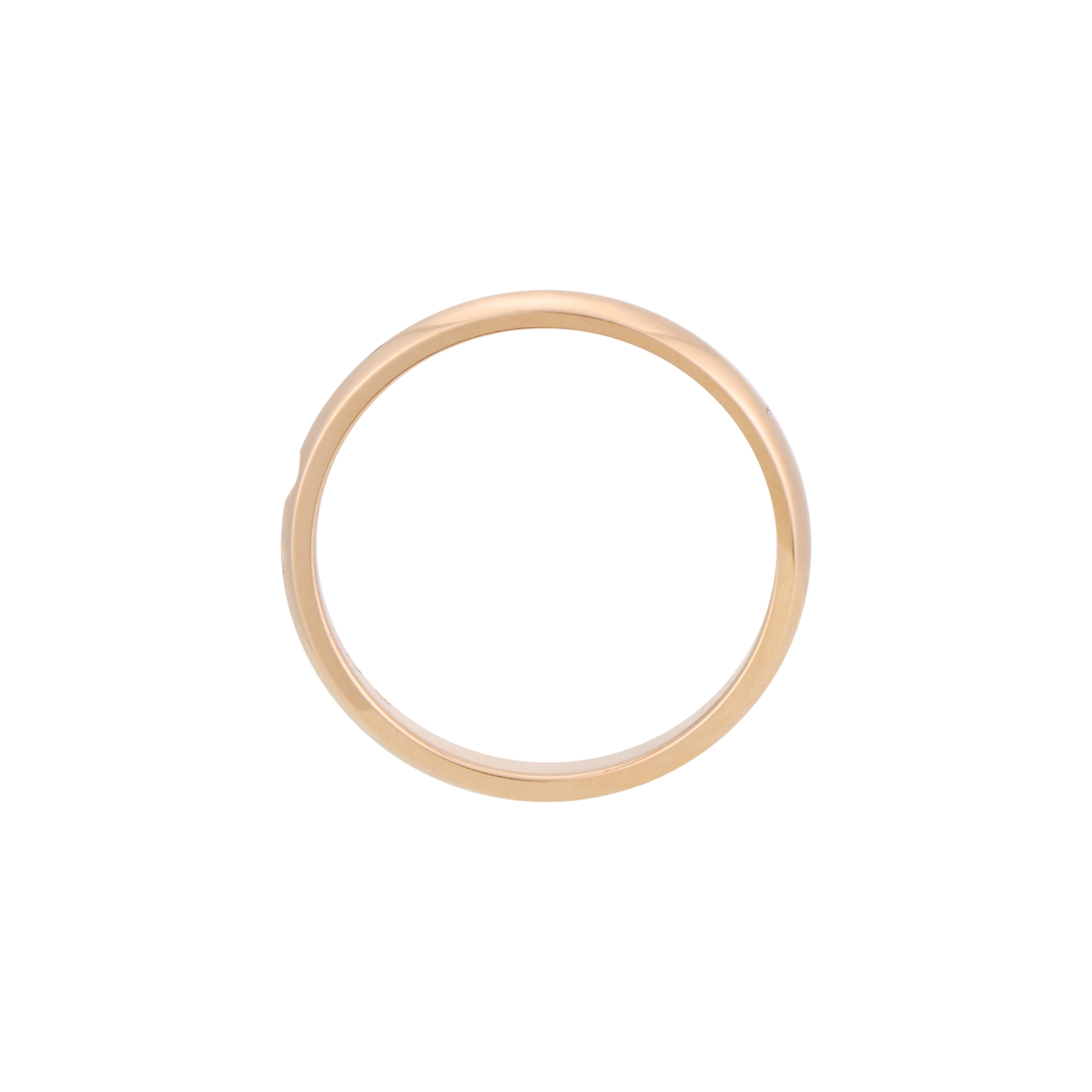 CARTIER C de Cartier logo 18K 3mm