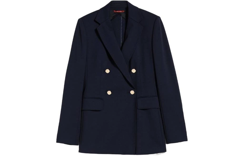 MaxMara studio Tatiana Double-Breasted Jersey Jacket