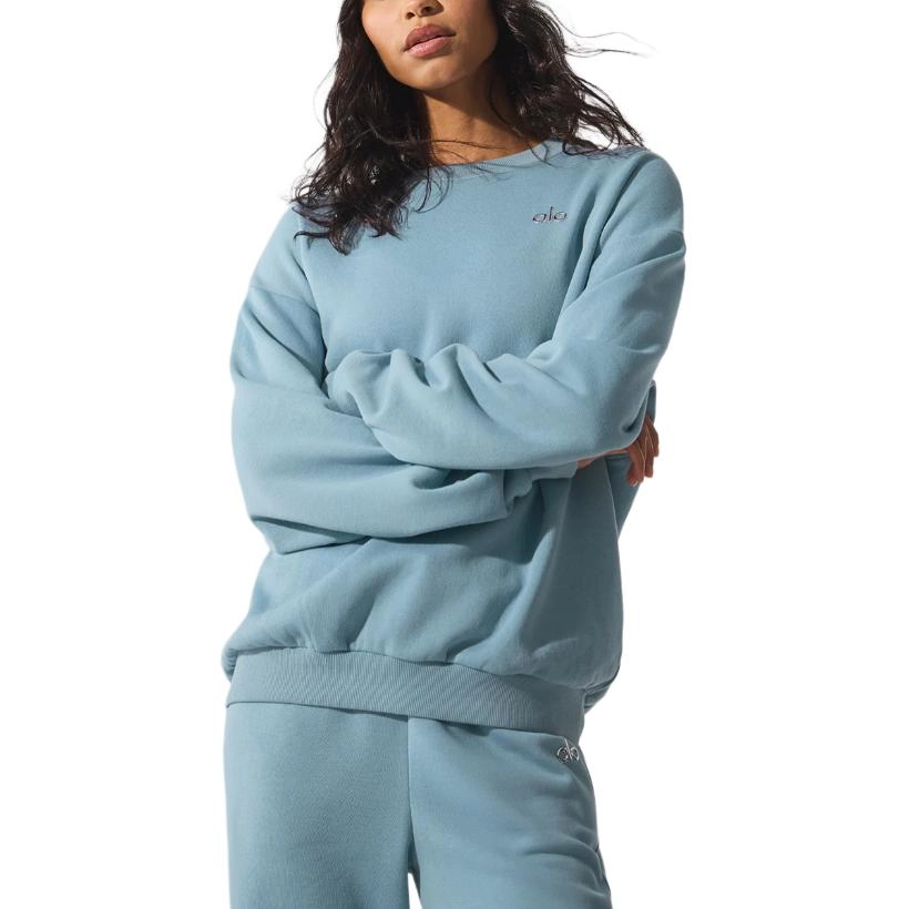 alo yoga ACCOLADE CREW NECK PULLOVER JISOO