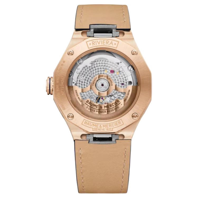 Baume Mercier 50 39mm Or 5N CALF LEATHER