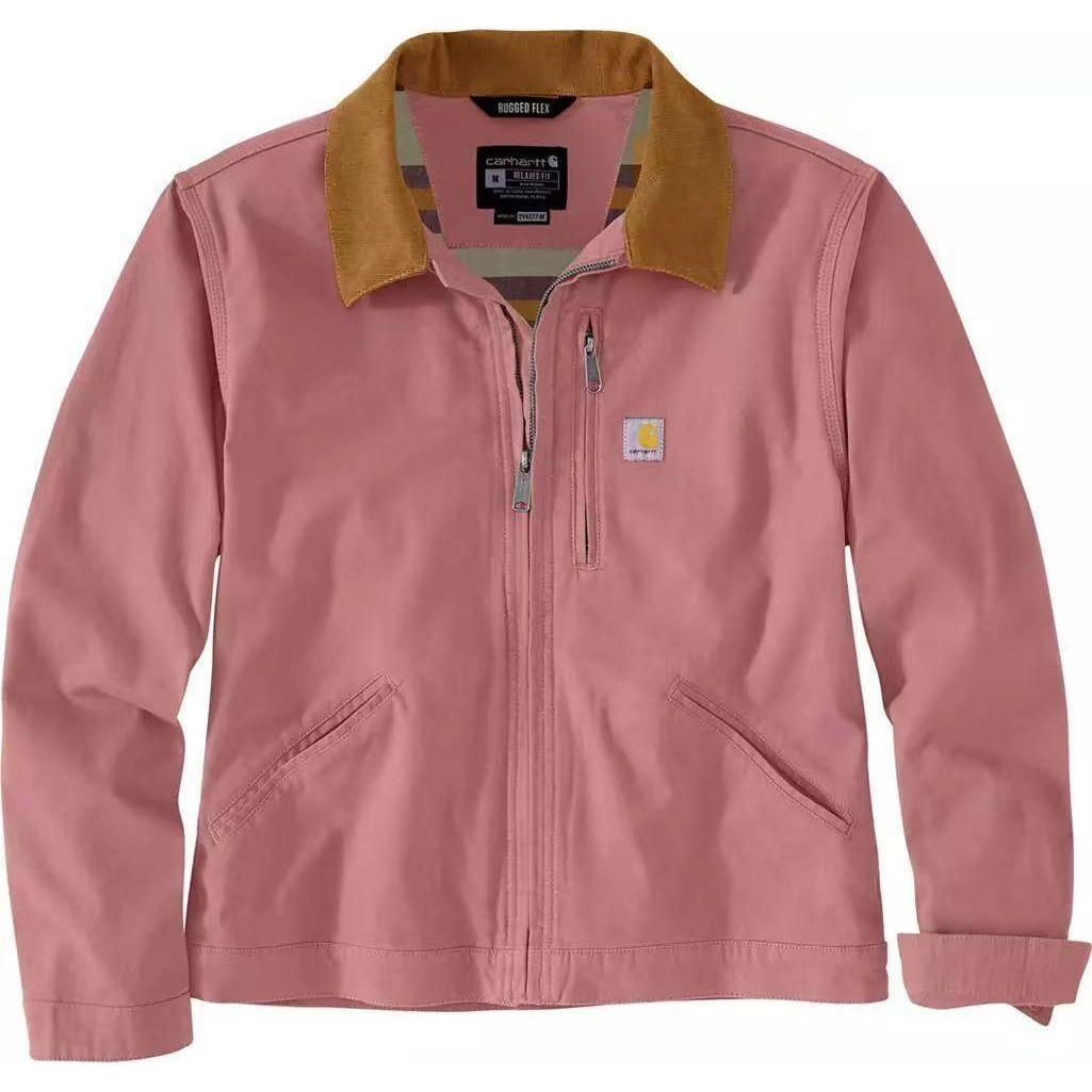 Carhartt 106208 WOMEN'S RUGGED FLEX CANVAS DETROIT JACKET LOOSE FIT