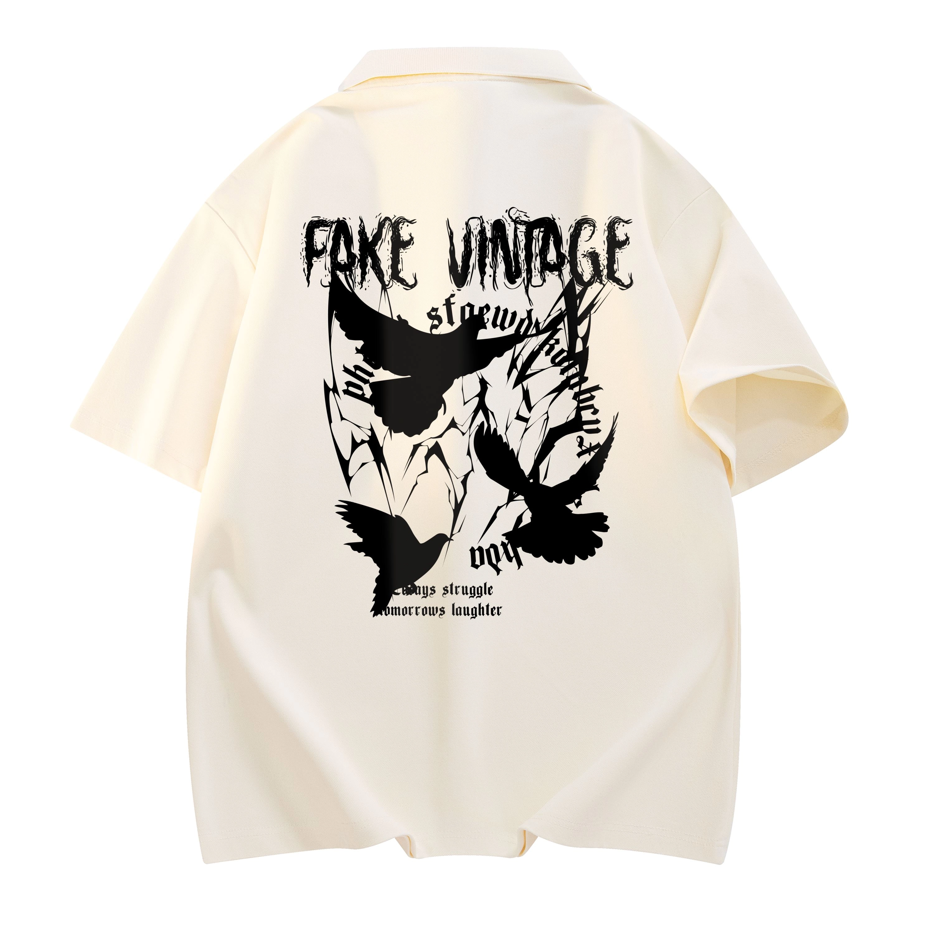 FAKE VINTAGE CleanfitPolo
